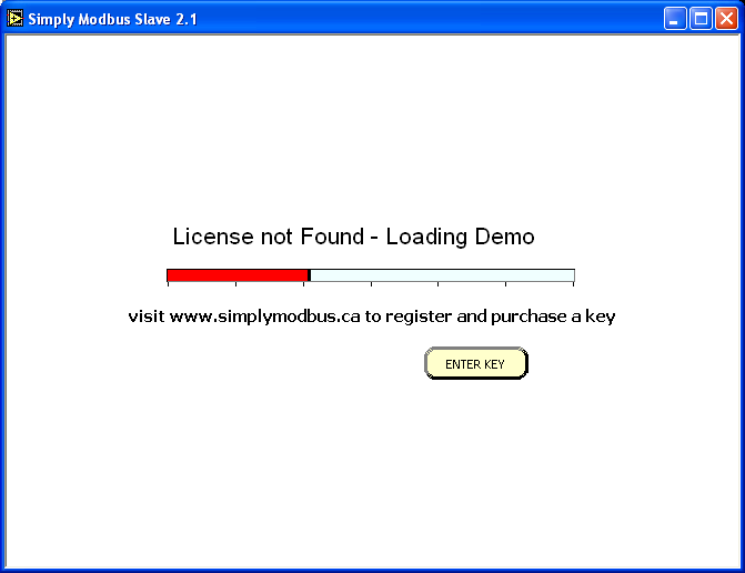 Slave 2.1 loading demo window