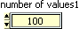  'number of values1' data control