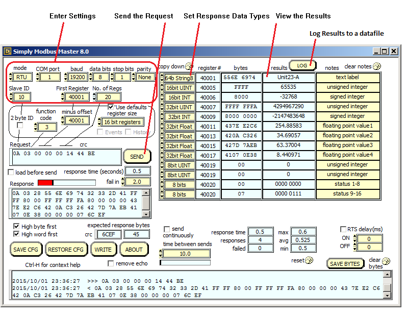 RTU Master screenshot