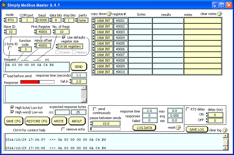 Master 6.4.1 main window