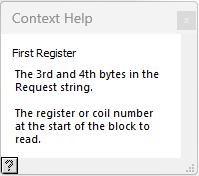 Contect Help pop-up